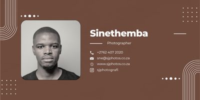 Sne Mnguni business card